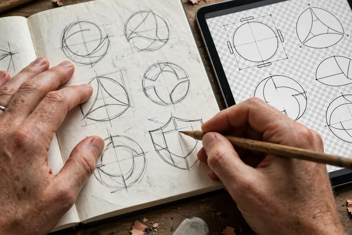 free AI logo maker no signup – illustration 1 of 3
