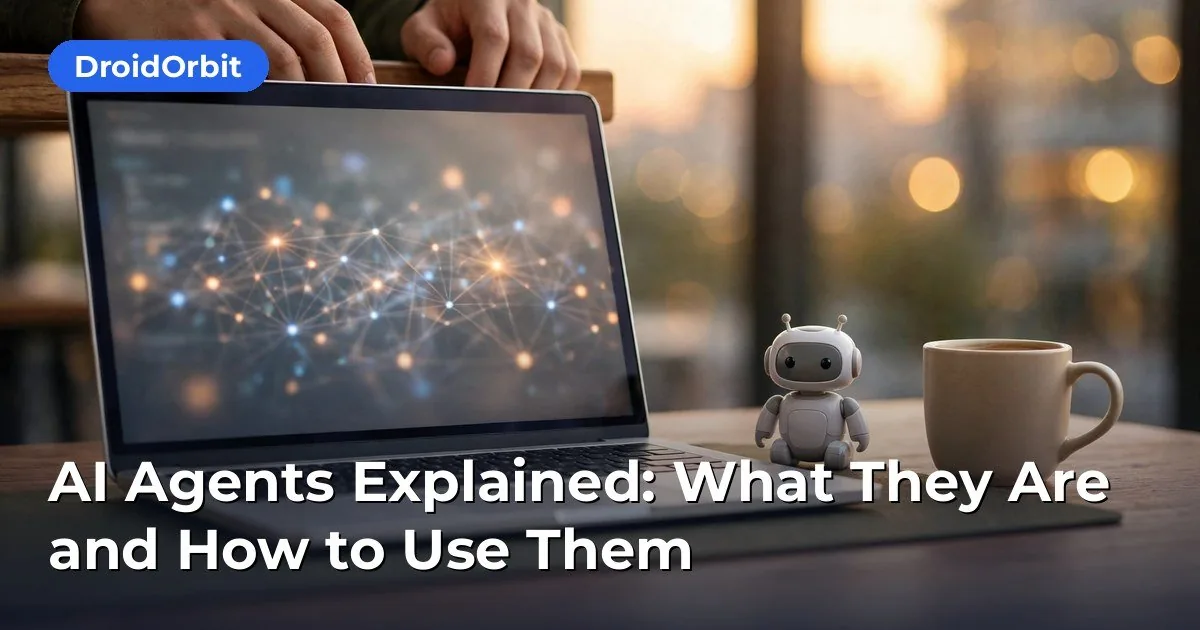 AI agents explained – autonomous AI systems illustration