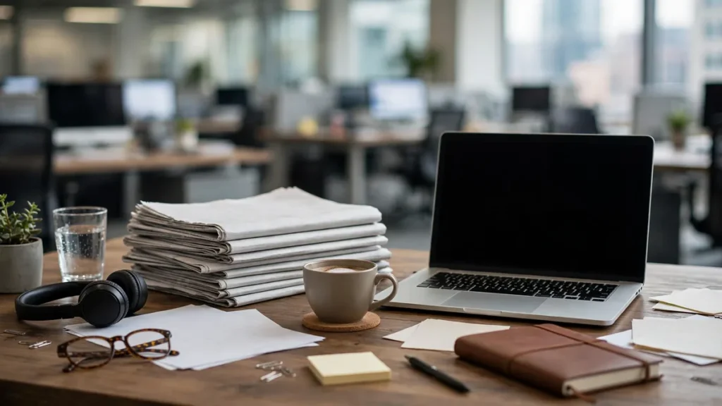 AI press release workflow – featured image