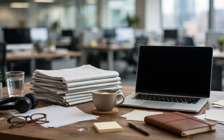 AI press release workflow – featured image