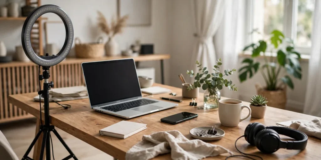 AI social media content calendar workflow – featured image