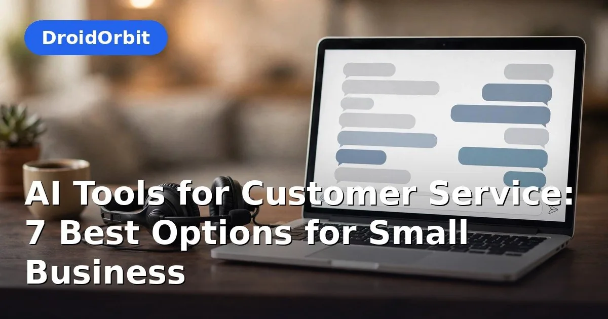 AI customer service tools tested for small business support teams