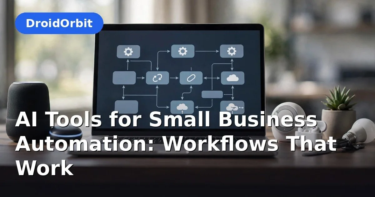 AI business automation tools running real small business workflows hands-on