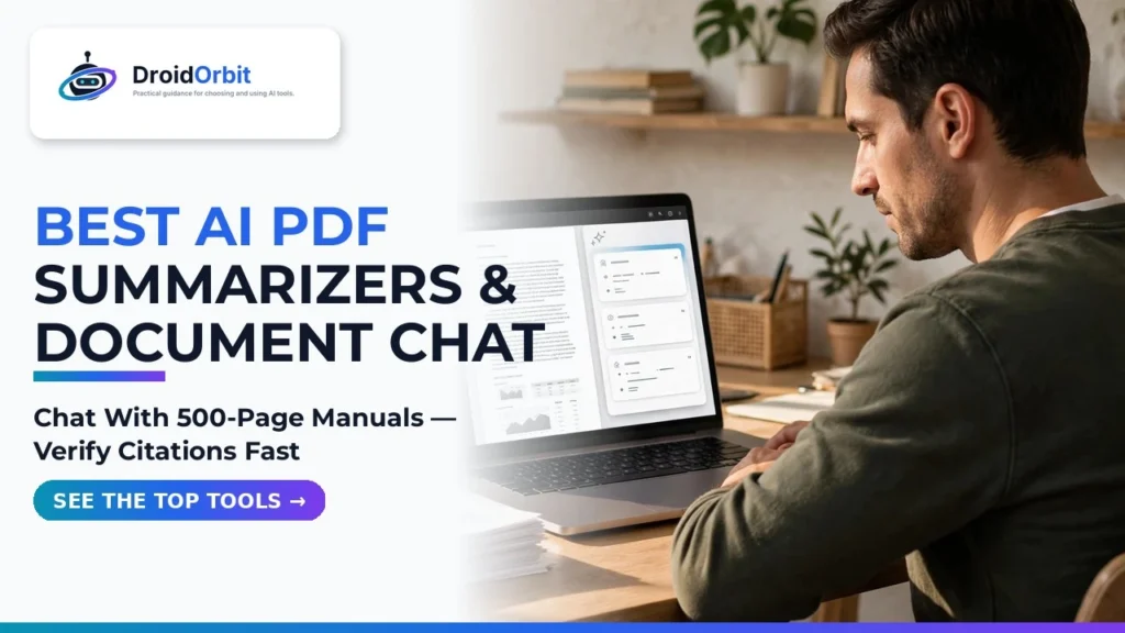 best ai pdf summarizers document chat