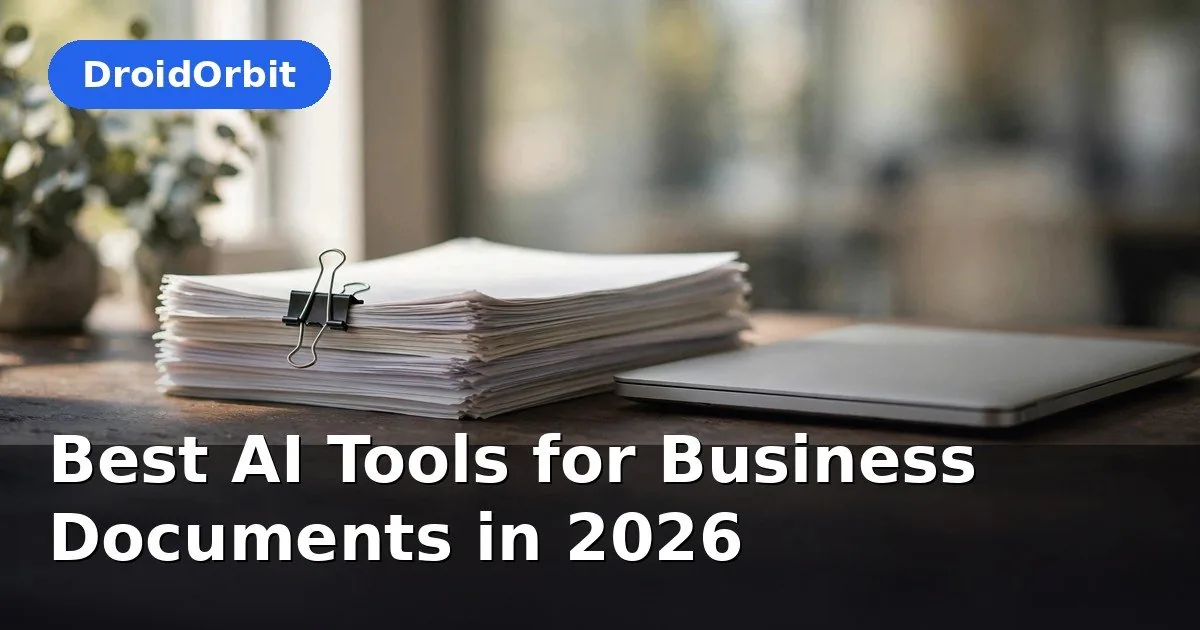 AI document tools for business tested against real contracts and proposals