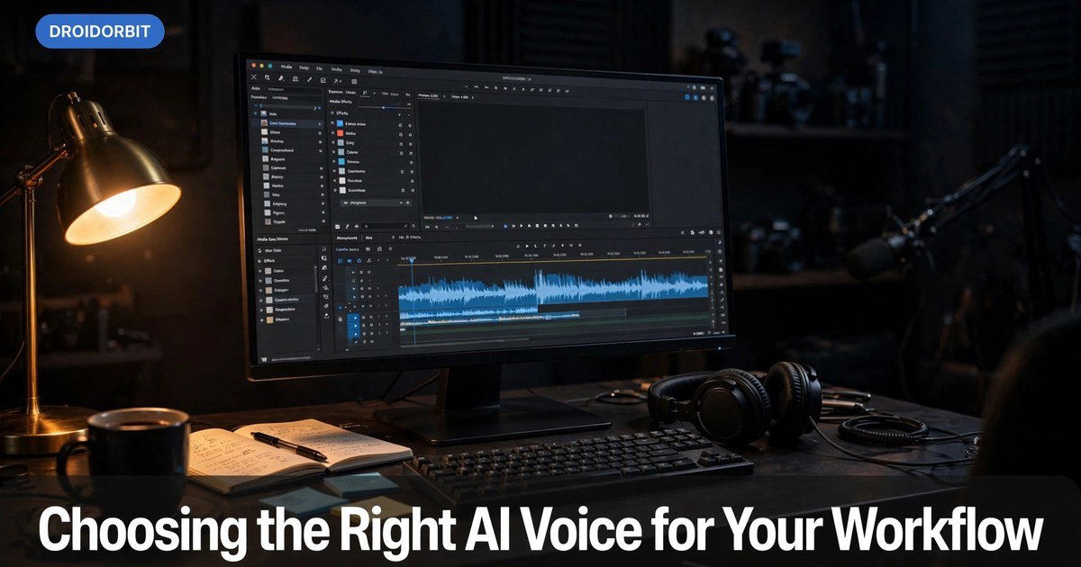 choosing the right AI voice for your workflow