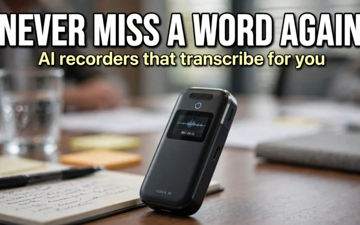 best ai voice recorders transcripts