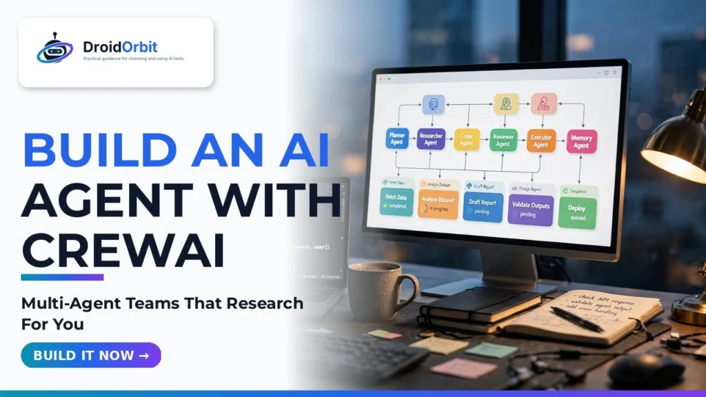 build autonomous ai agent crewai