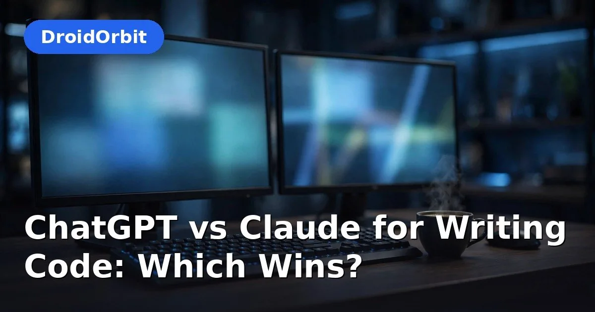 ChatGPT vs Claude for coding – five coding tasks tested and scored