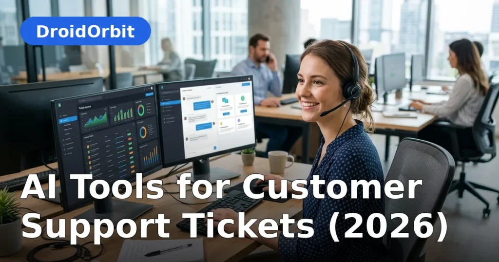 ai tools for customer support tickets – featured image