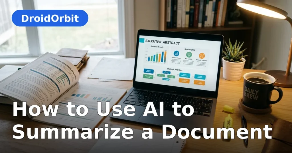how to use ai to summarize a document – featured image