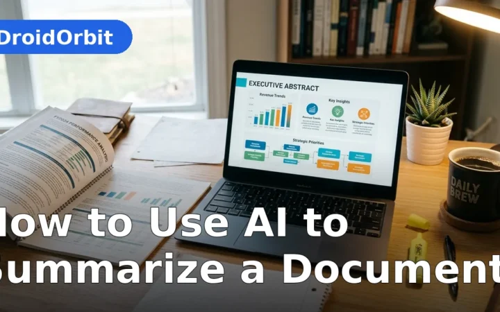 how to use ai to summarize a document – featured image