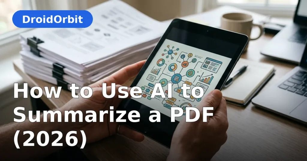 how to use ai to summarize a pdf – featured image