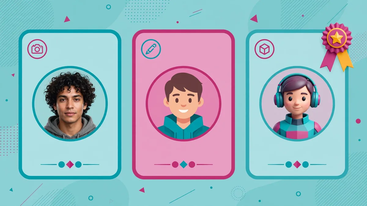 Comparison of AI avatar styles