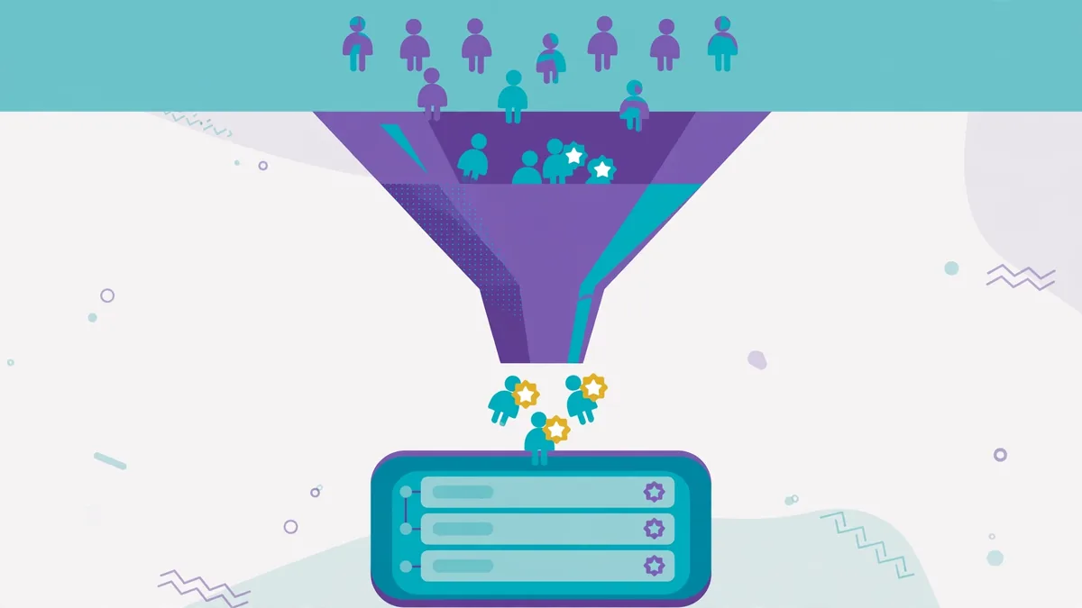 Lead generation funnel into CRM