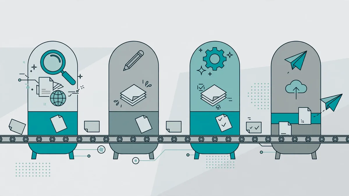 Multi-step AI workflow pipeline