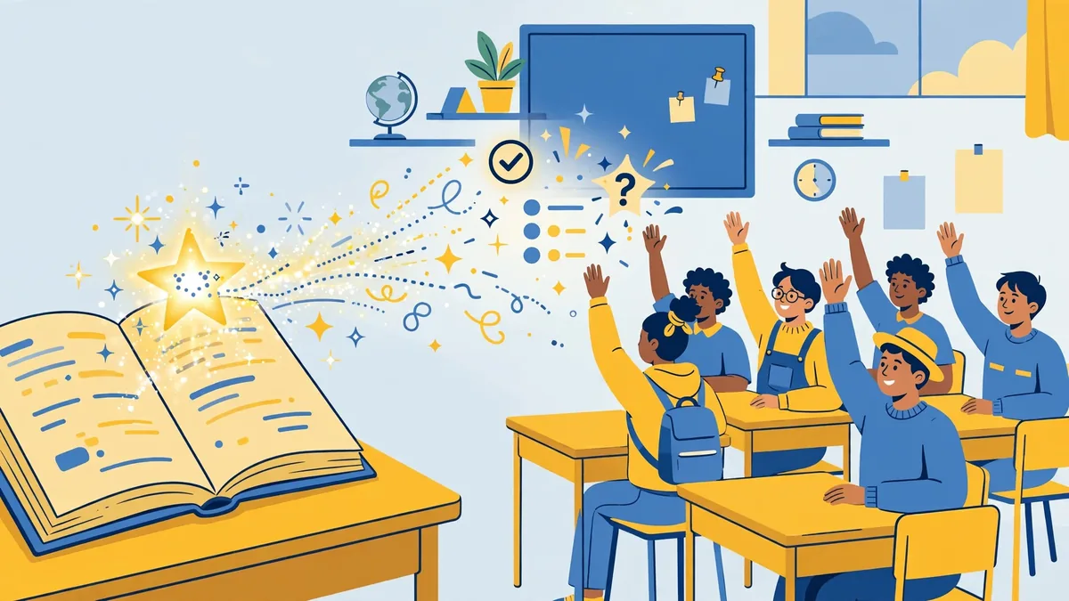 AI-generated classroom quiz from textbook