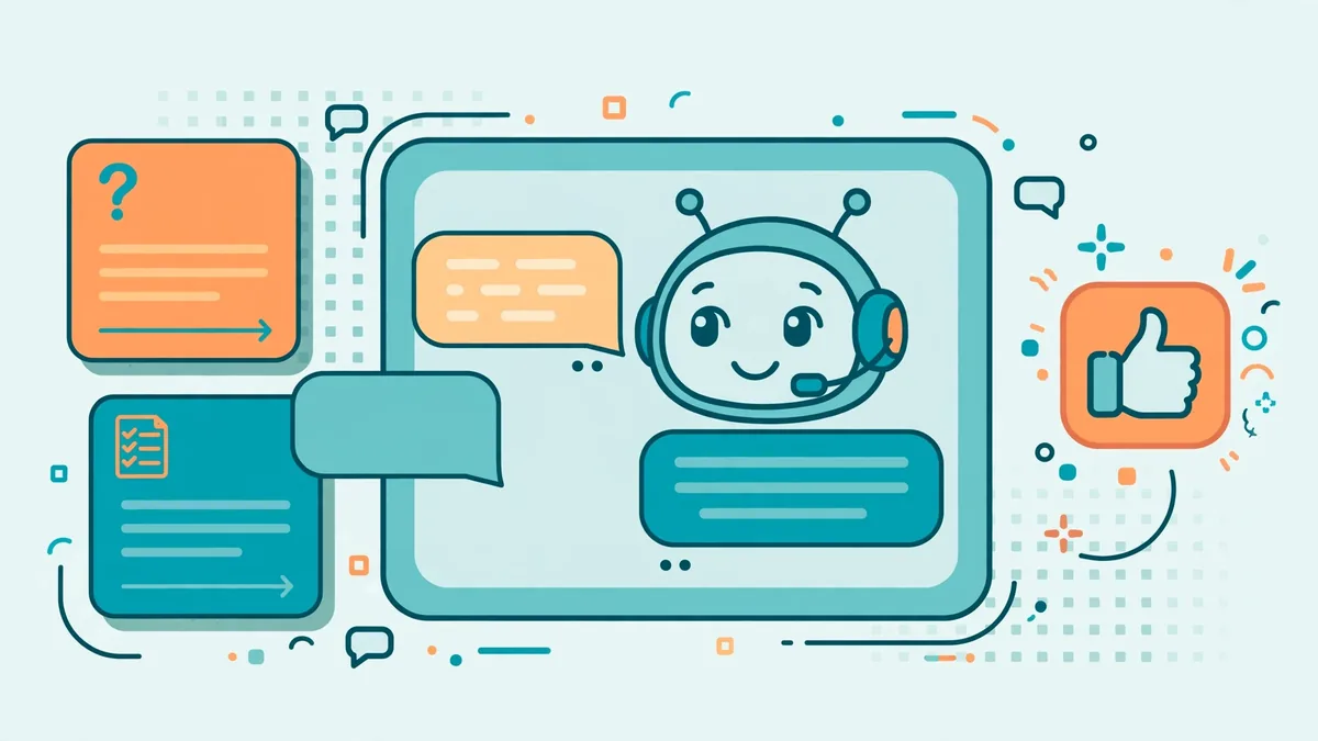 AI chatbot answering customer questions