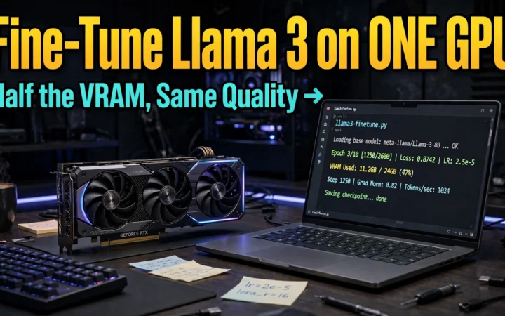 How to Fine-Tune Llama 3 with Unsloth on One GPU
