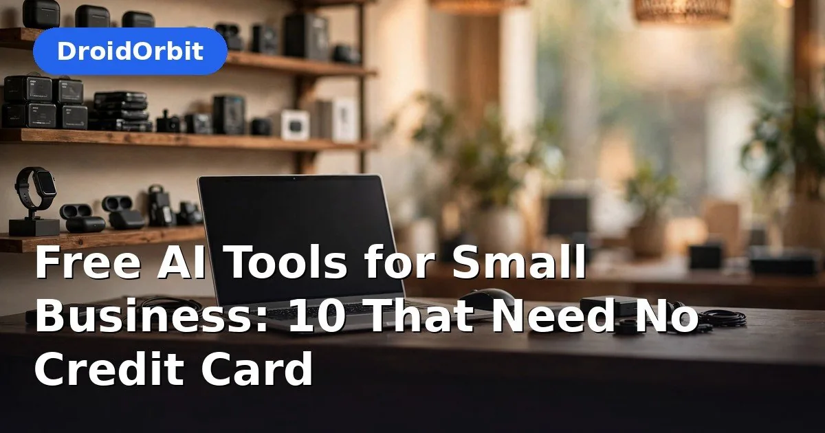 Free AI tools for business – ten verified free plans that need no credit card