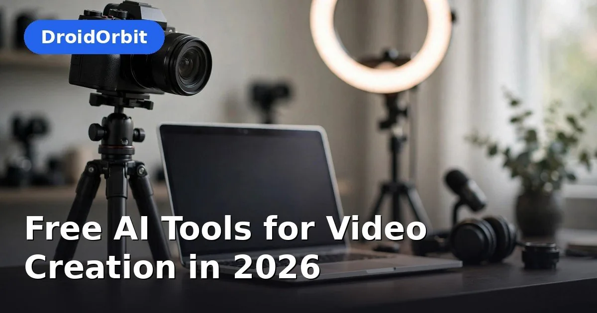 Free AI video creation tools tested for small business video in 2026
