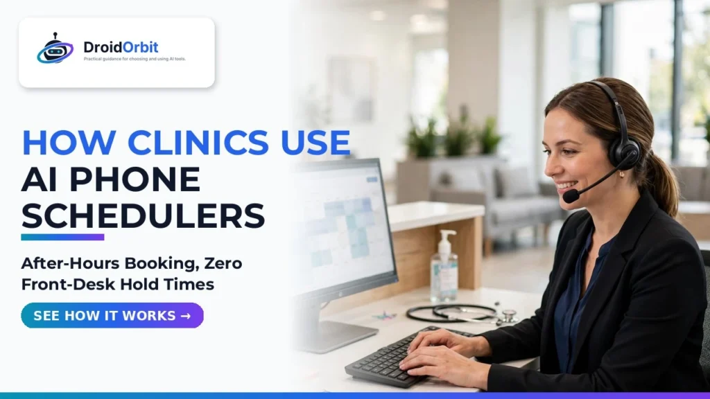 How Healthcare Clinics Use AI Phone Schedulers
