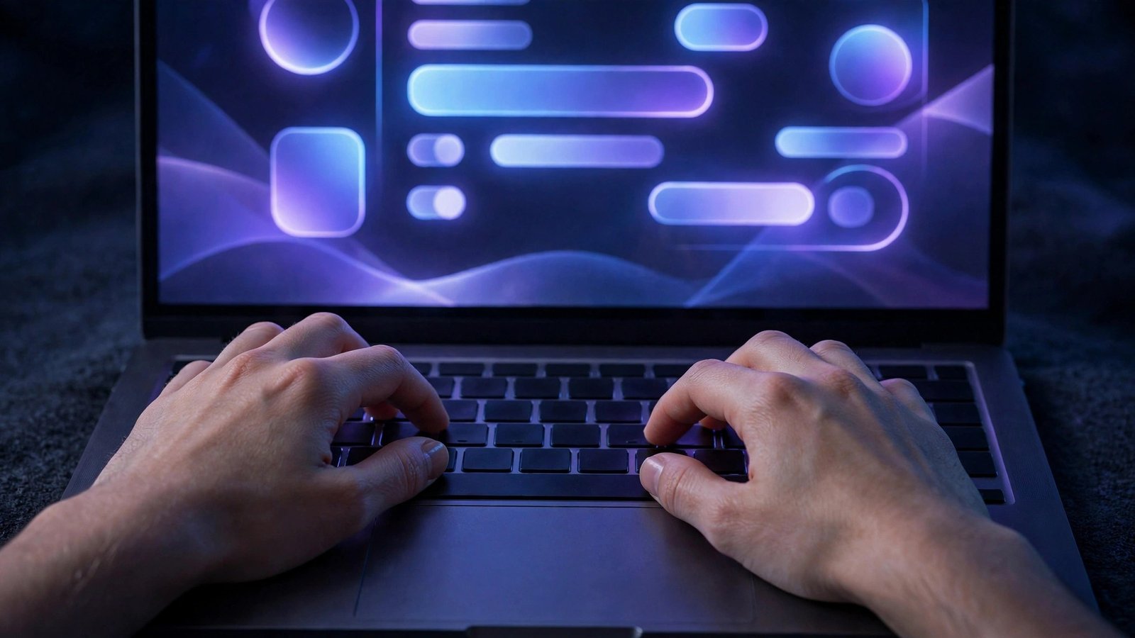 Muse AI sign-up steps on a laptop