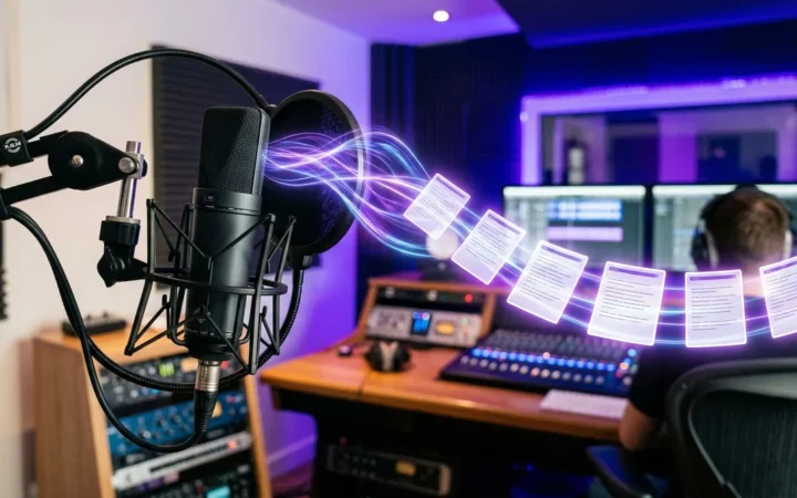 How to Summarize a Podcast With AI: 5 Free Methods — featured illustration