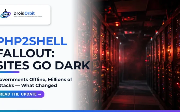 PHP2Shell Fallout: Governments Offline as Attacks Hit