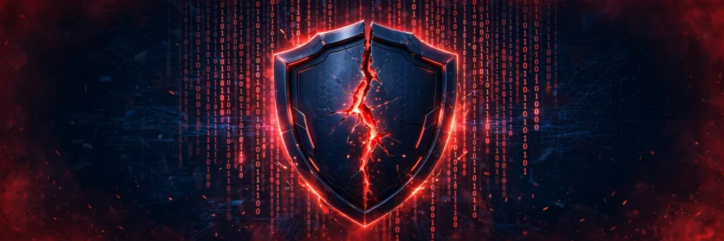 Rank Math SEO PRO malware alert - cracked shield cybersecurity banner