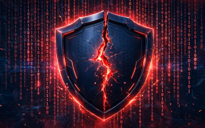 Rank Math SEO PRO malware alert - cracked shield cybersecurity banner